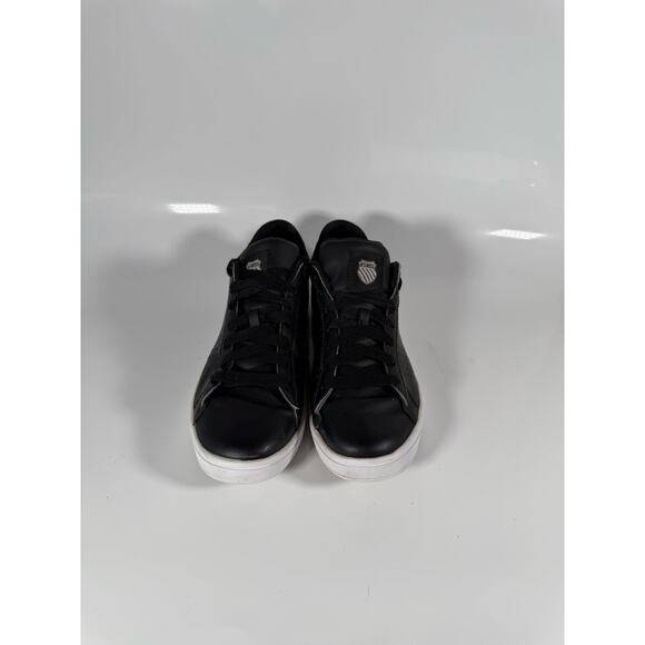 K-Swiss Court Pro II CMF Black Leather Low Top Sneakers Men’s Size 10 - Picture 3 of 6